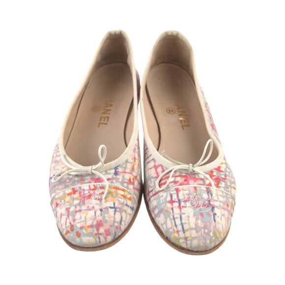 ❤️Chanel CC Logo Ballet Flats❤️ - Picture 3 of 5